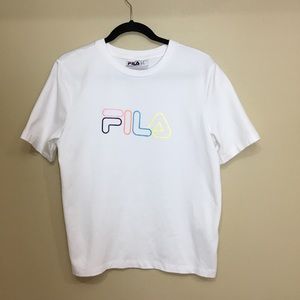 FILA Unisex Crew neck, Short sleeve Tee shirt